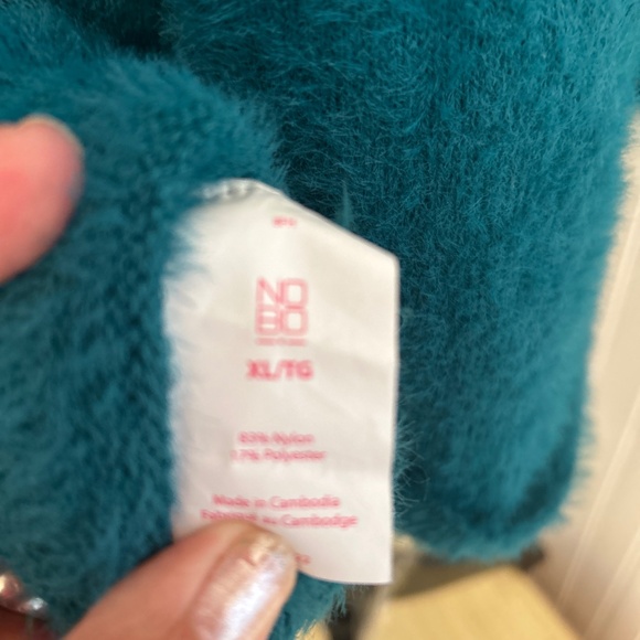 Teal Soft Knit XL Fall Dress - Picture 4 of 4